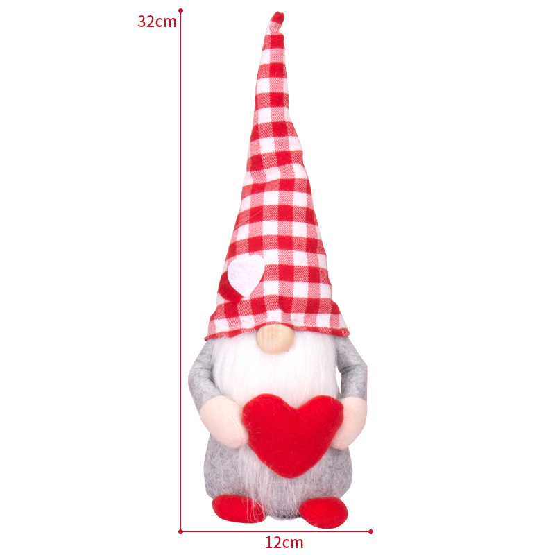 1:Red and white checkered cap