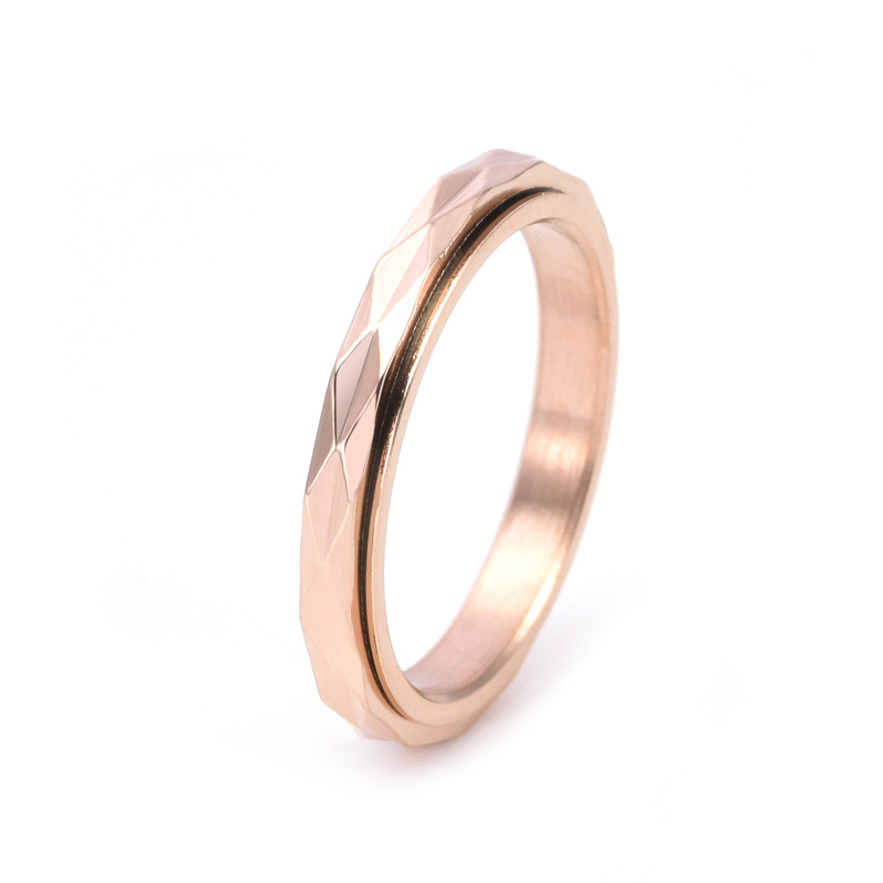 3:real rose gold plated