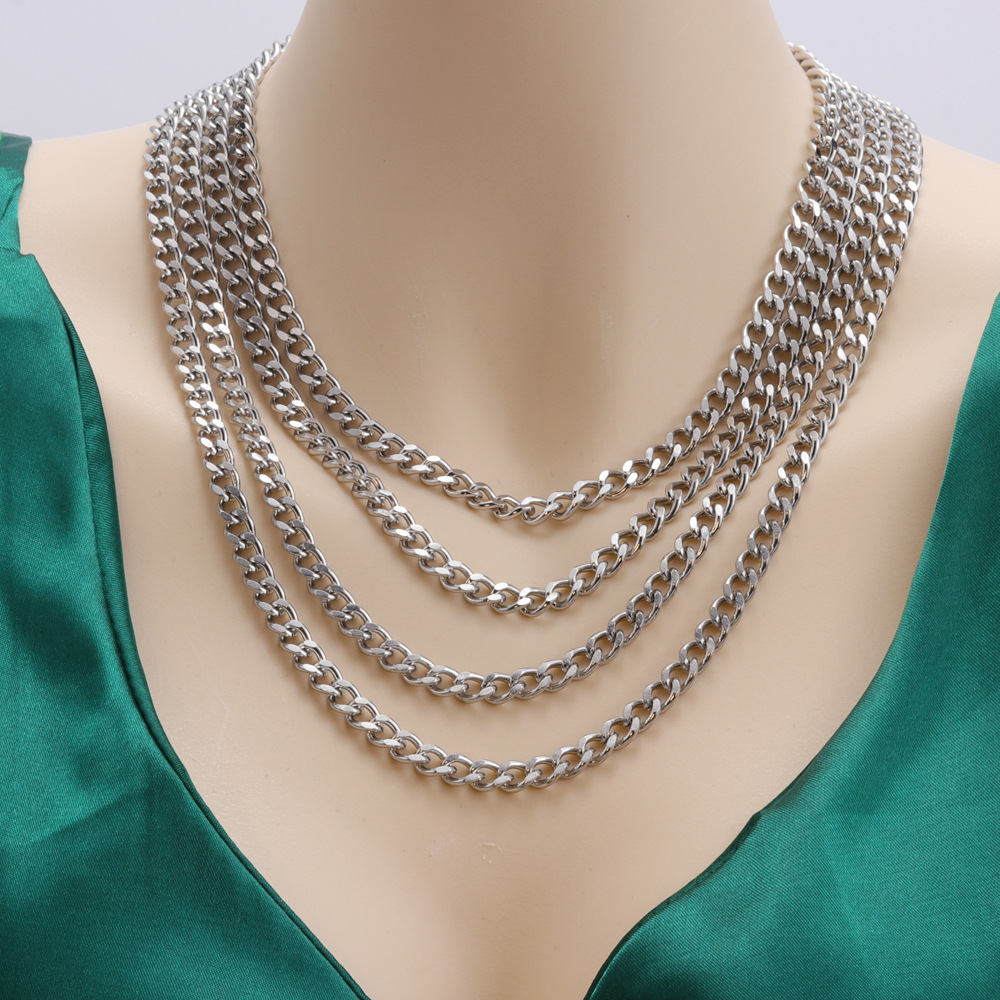 55cm (22inch) steel necklace