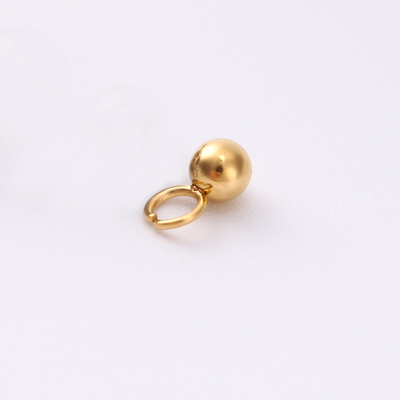 gold 3.0MM bead  3MM ring