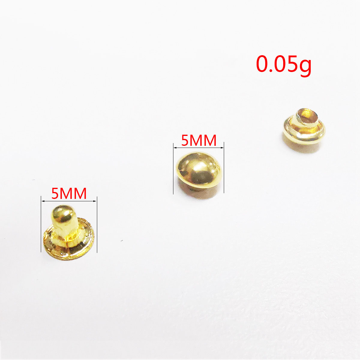6:5mm gold