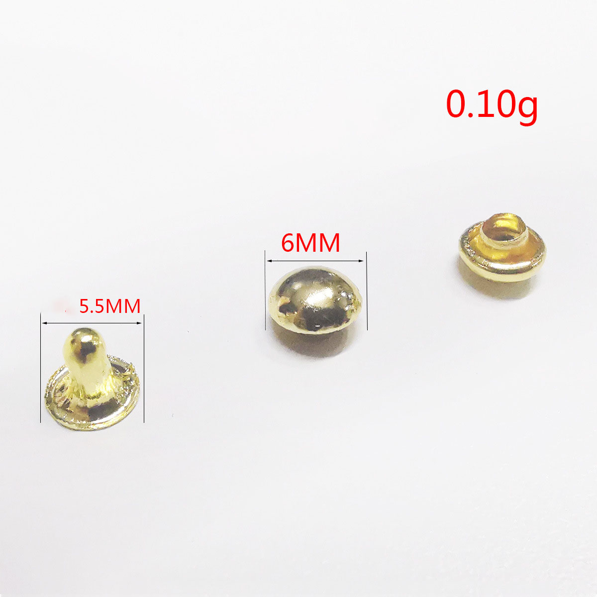10:6mm gold