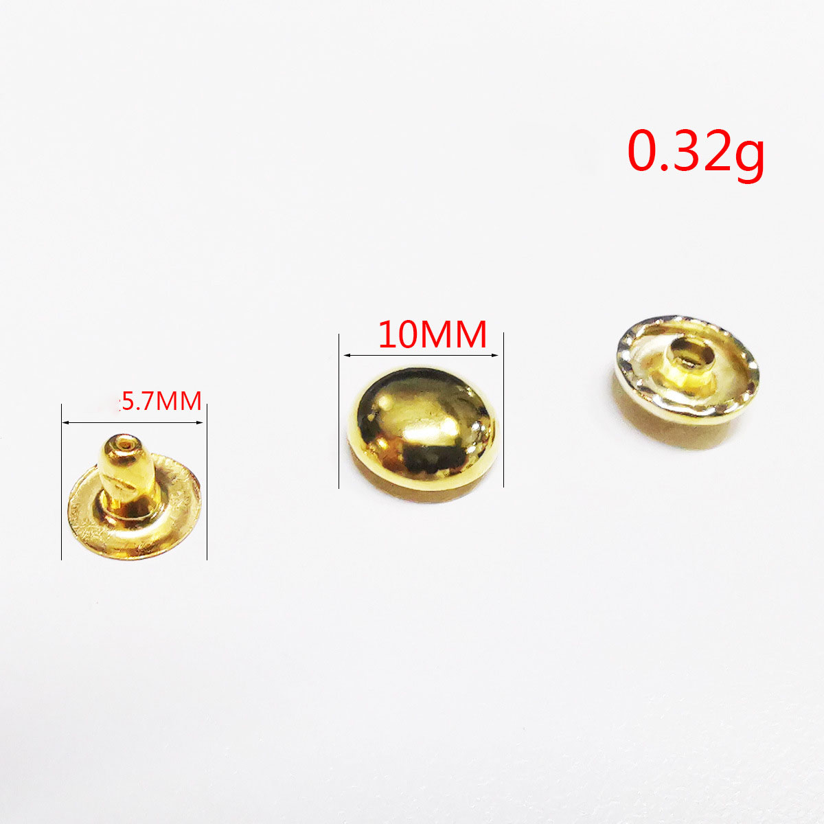 10mm gold