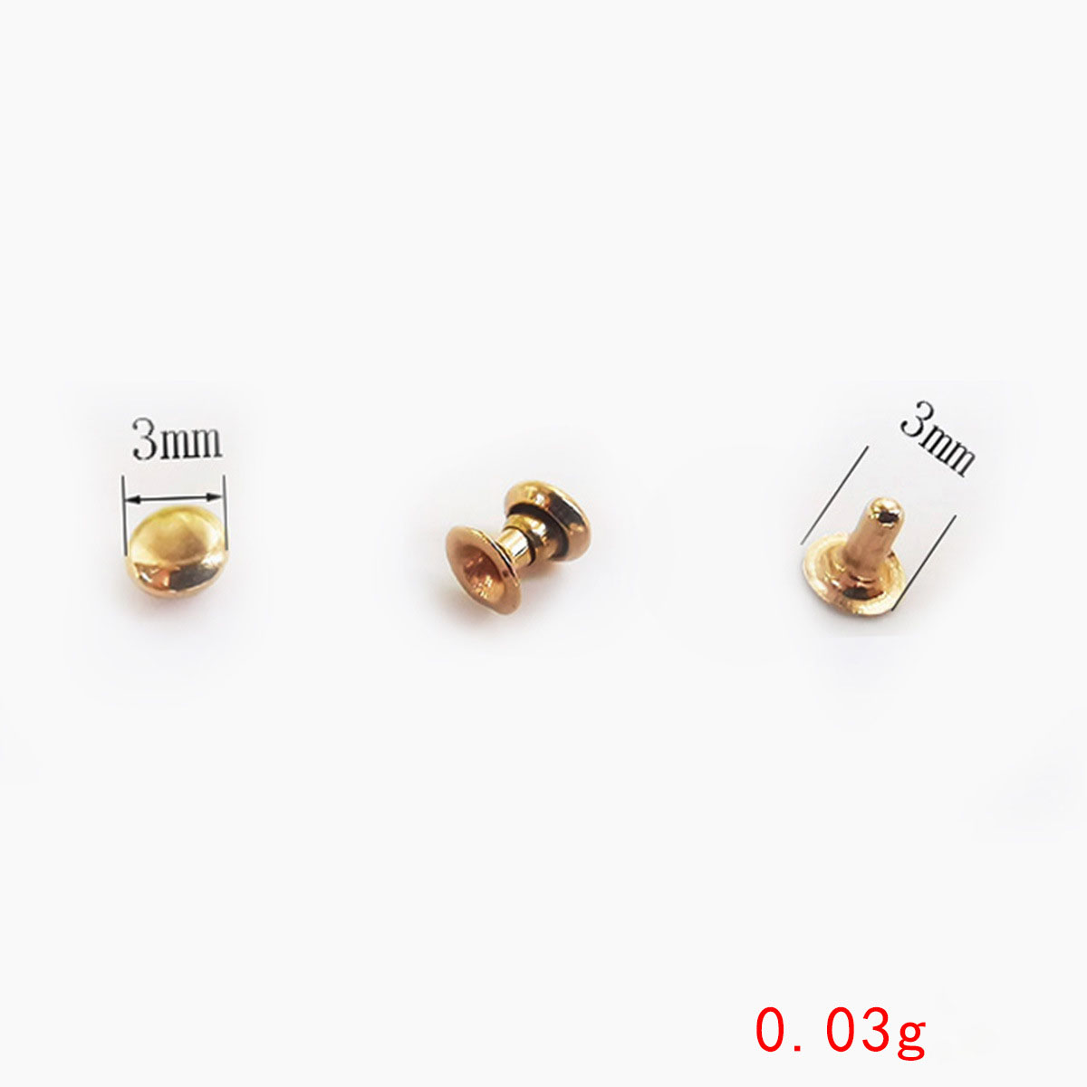 3mm gold