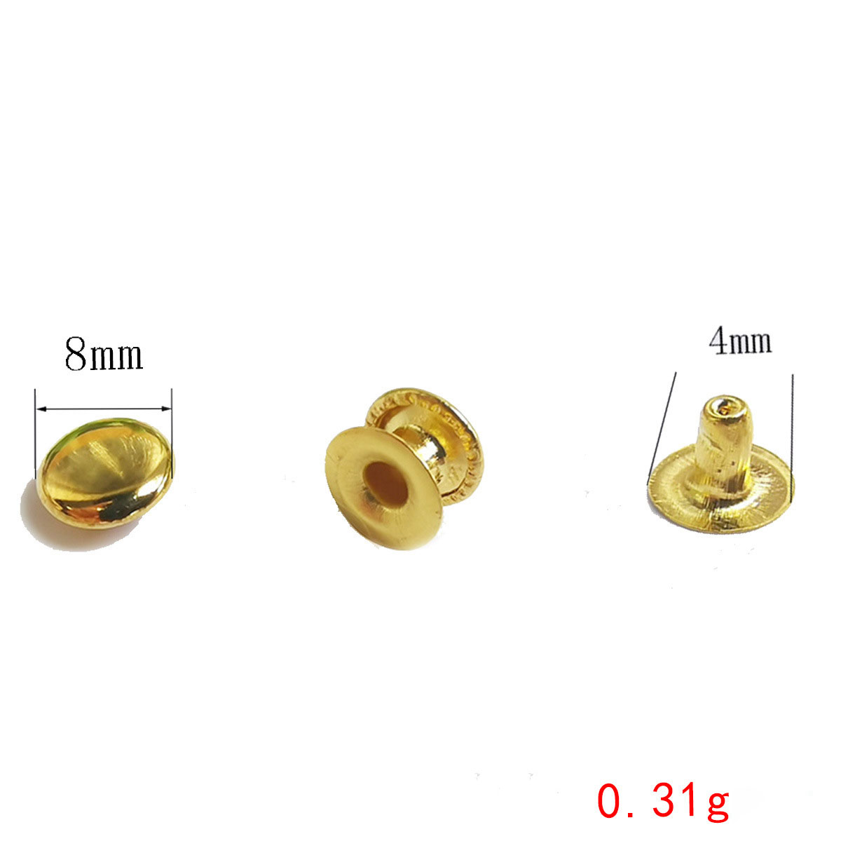 8mm gold