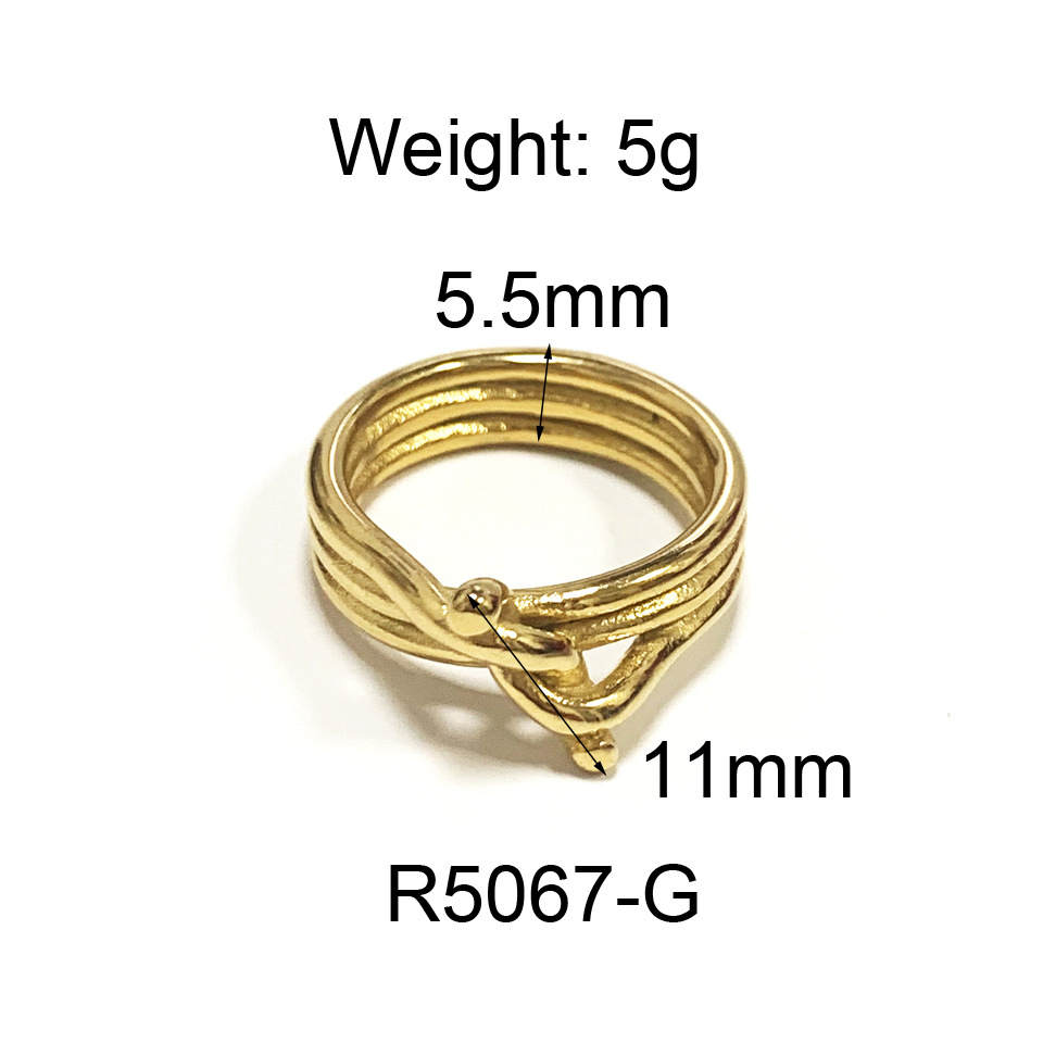 R5067-gold US Size #6