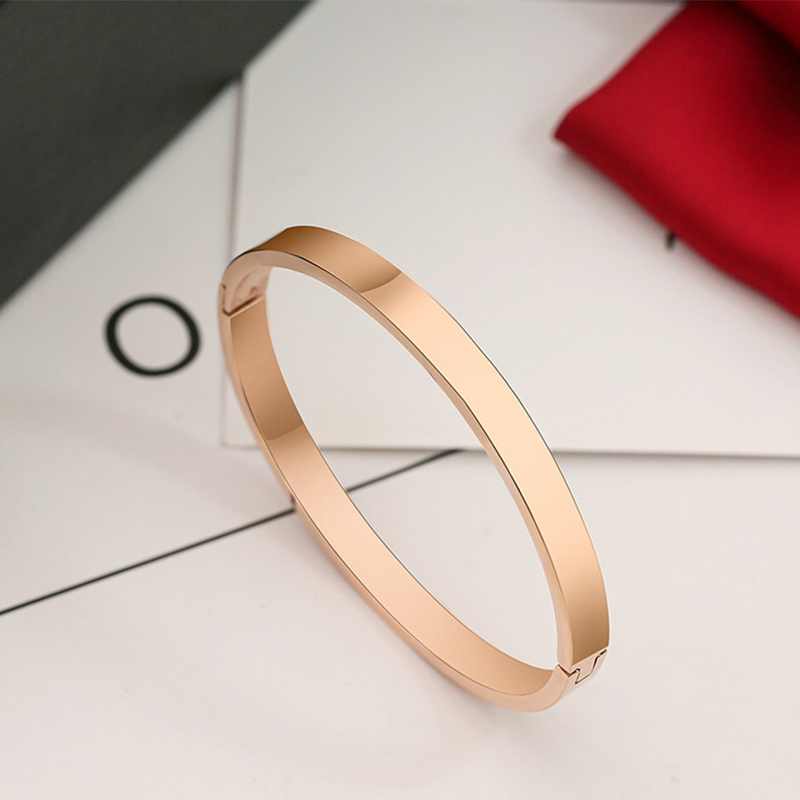 1 rose gold color plated