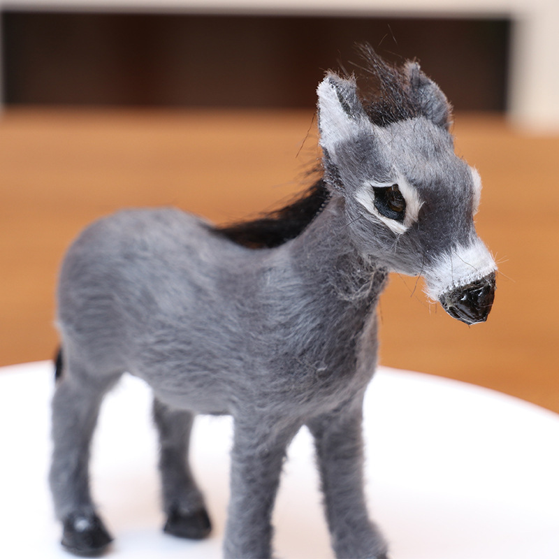Grey Donkey 11*10cm