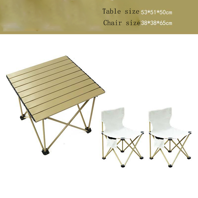 3 sets of beige square table