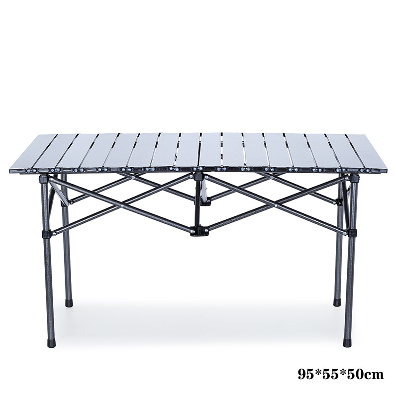 Silver long table 95 * 55 * 50cm