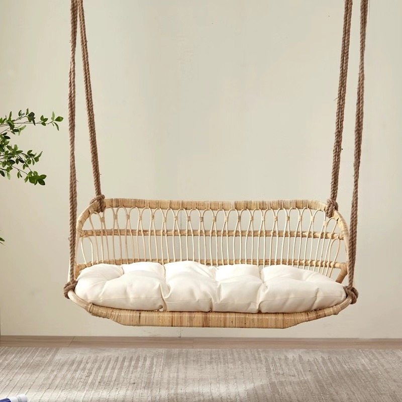 Double swing with cotton cushion 142*61*69cm