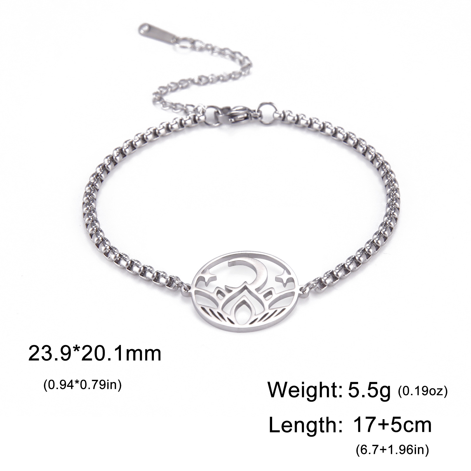 Steel Box Chain Bracelet