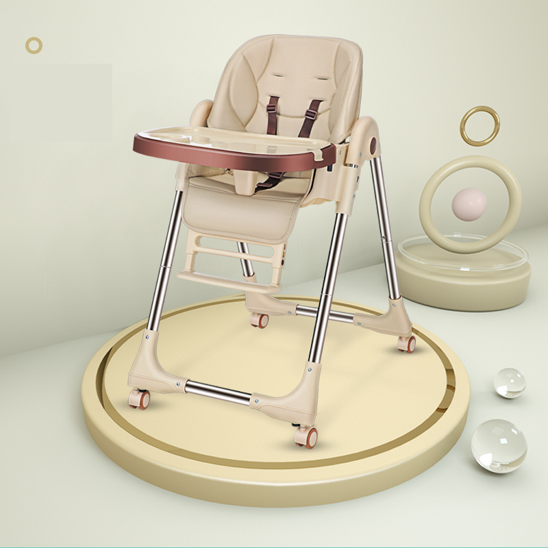 Luxury Champagne Gold with wheels (reclinable back)