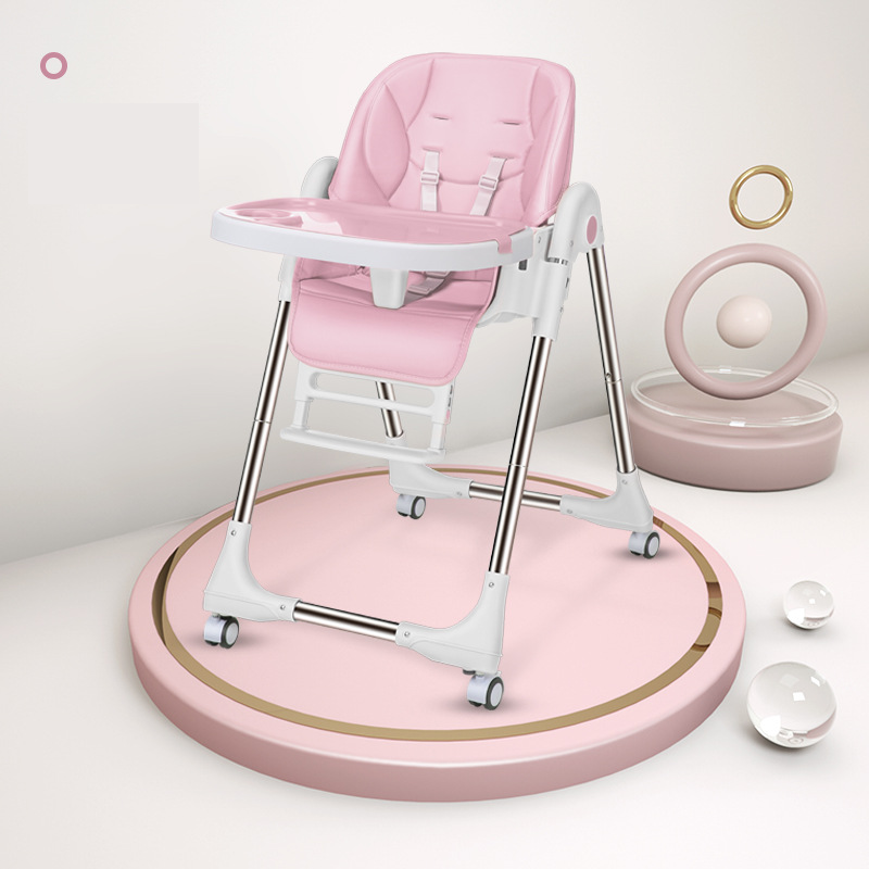 Luxury Pink with wheel (reclinable back)