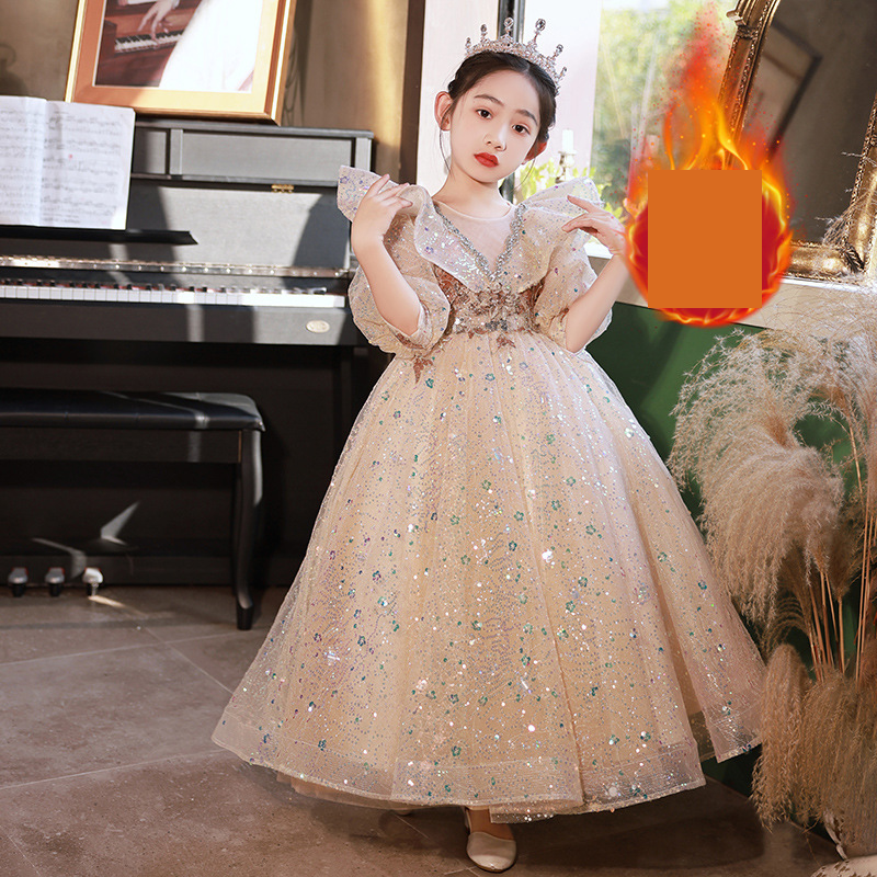 Princess dress with cotton thickening