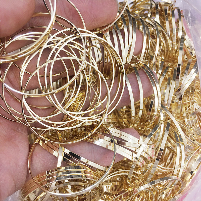 14k Real Gold 25mm