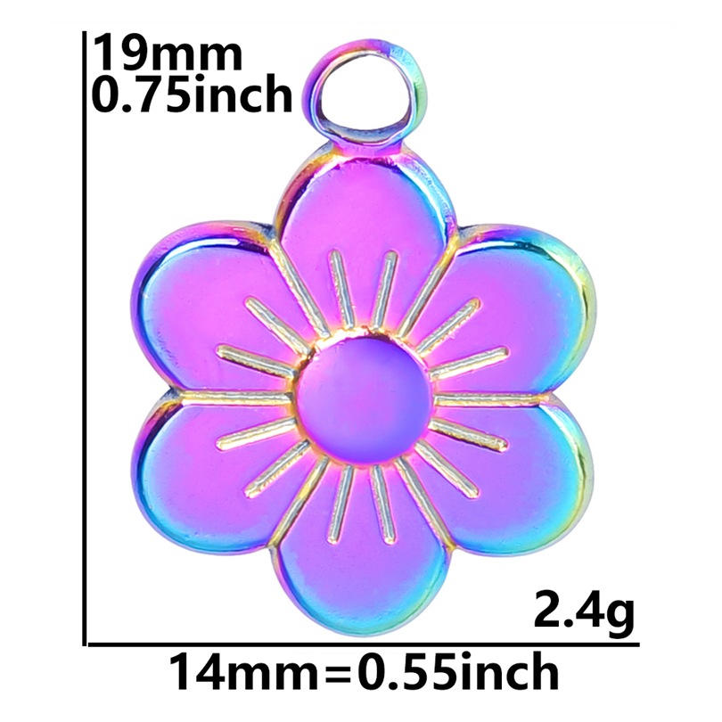 multi-color plated pendant