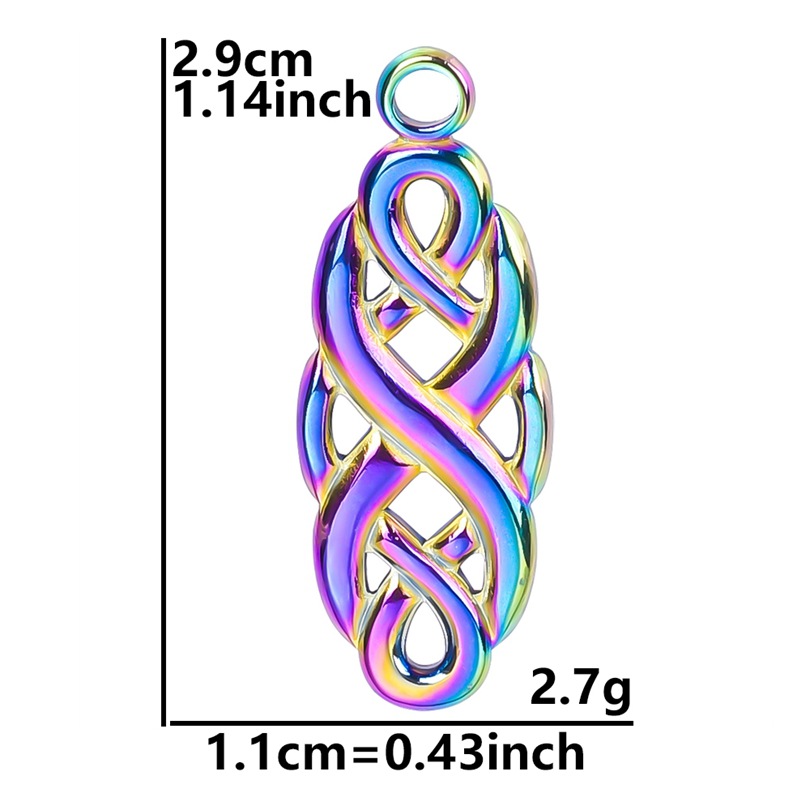 2:multi-color plated pendant