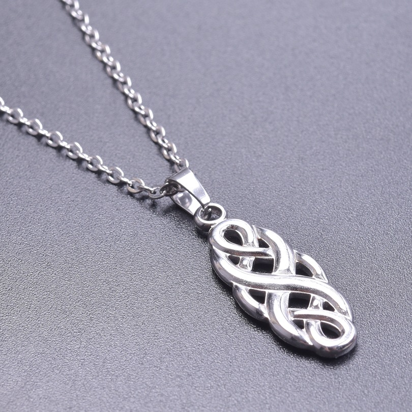 4:steel color necklace