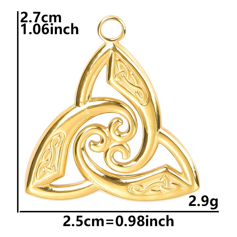 gold color plated pendant