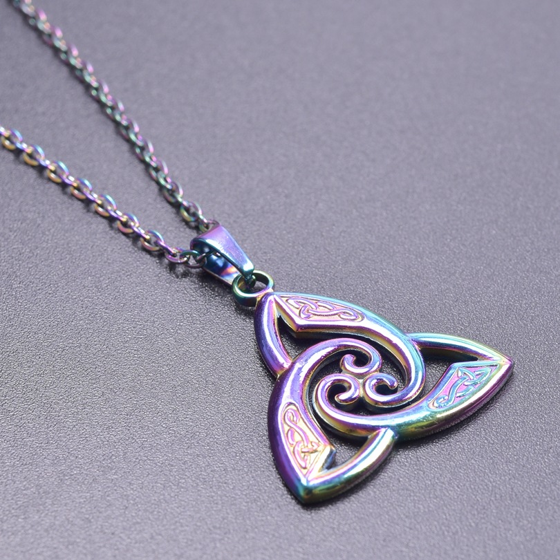 5:multi-color plated necklace