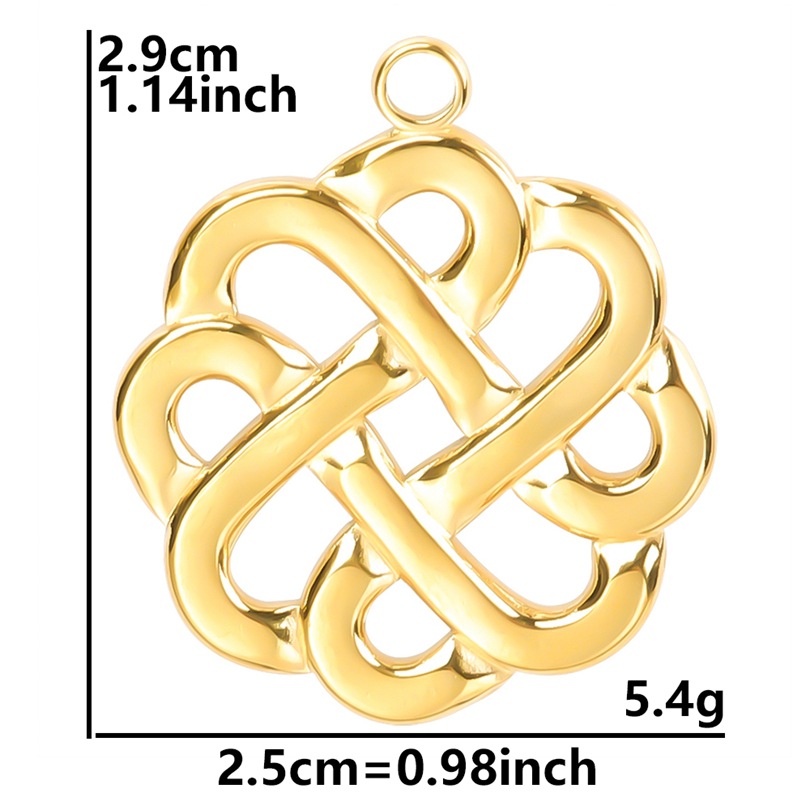 3:gold color plated pendant