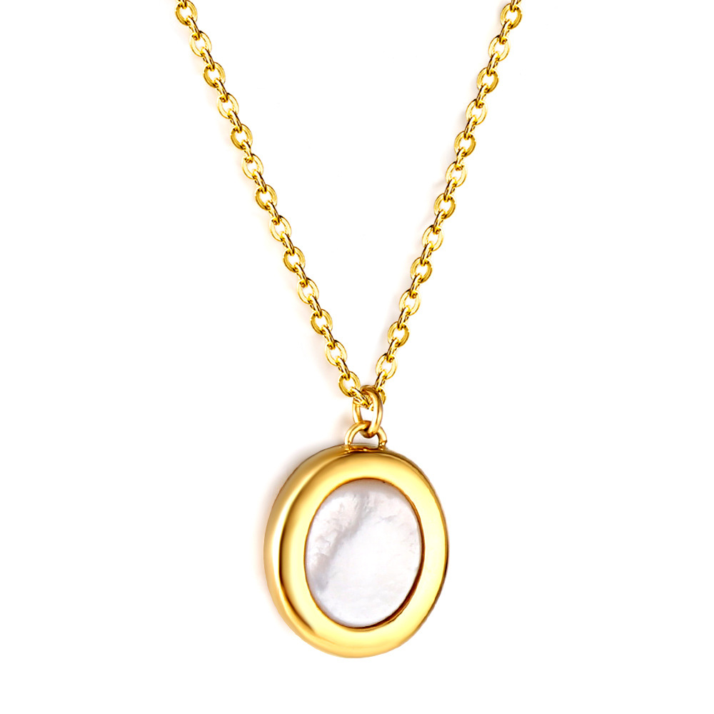 2:White shell pendant