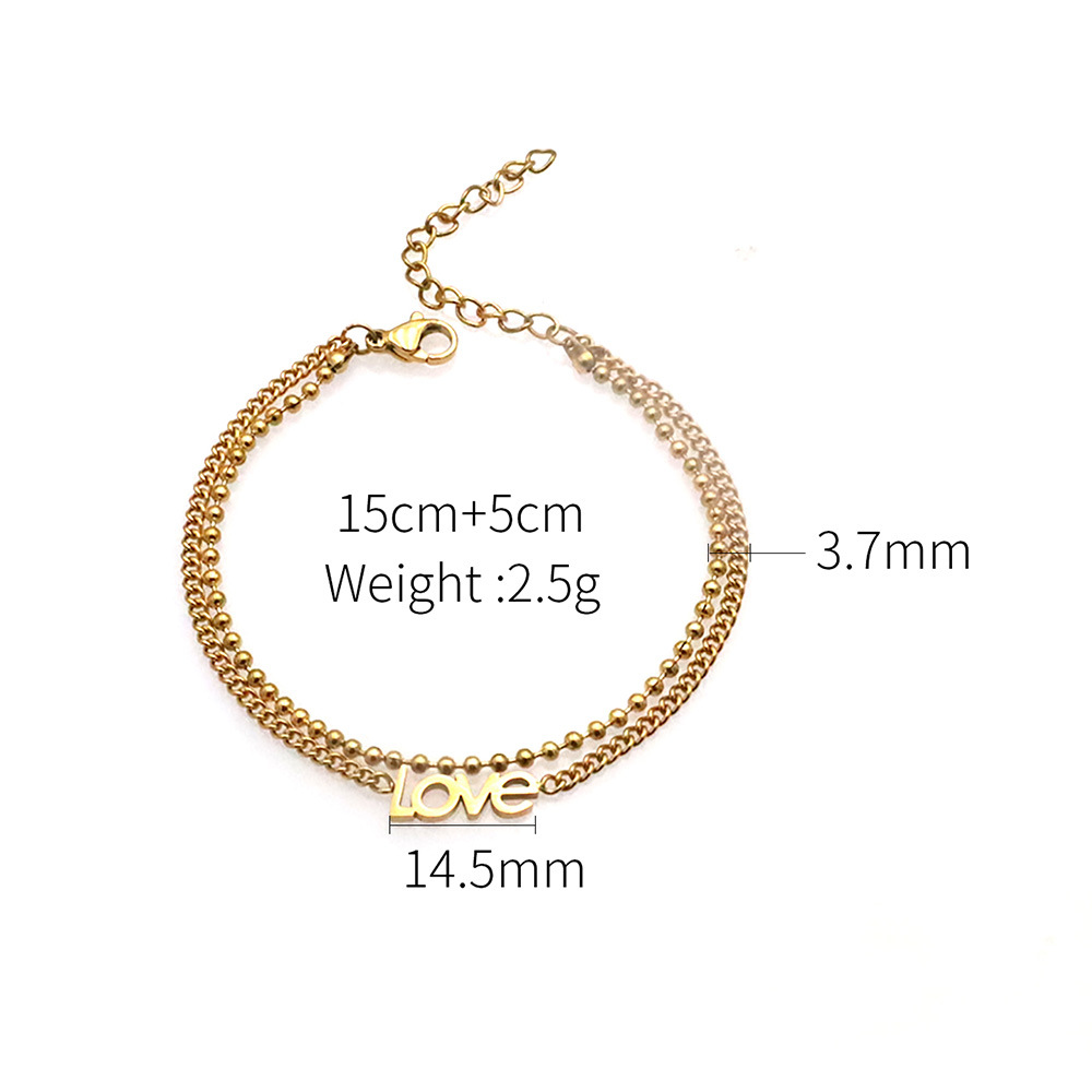 Bead, side-chain double-layer LOVE