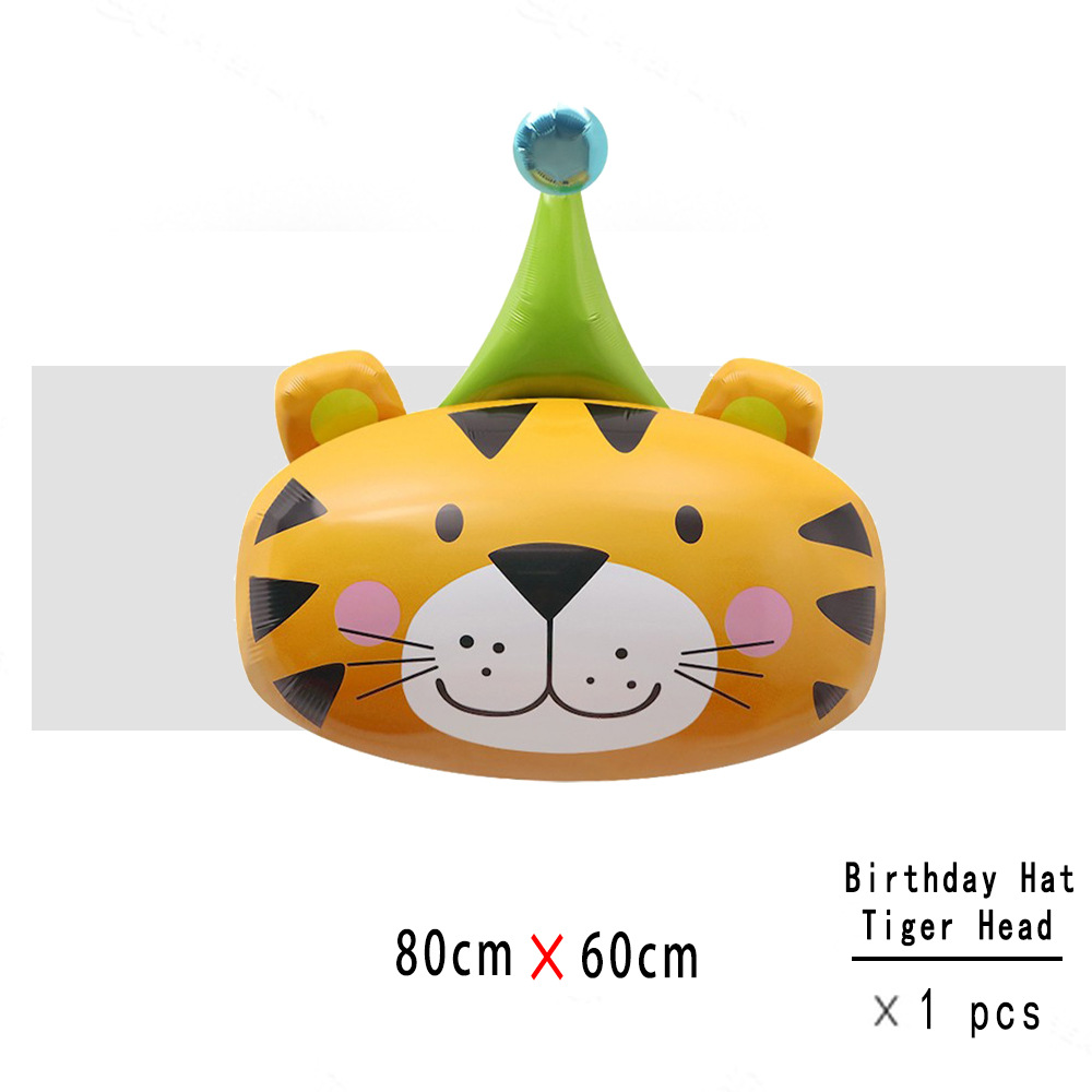 Birthday hat Tiger head