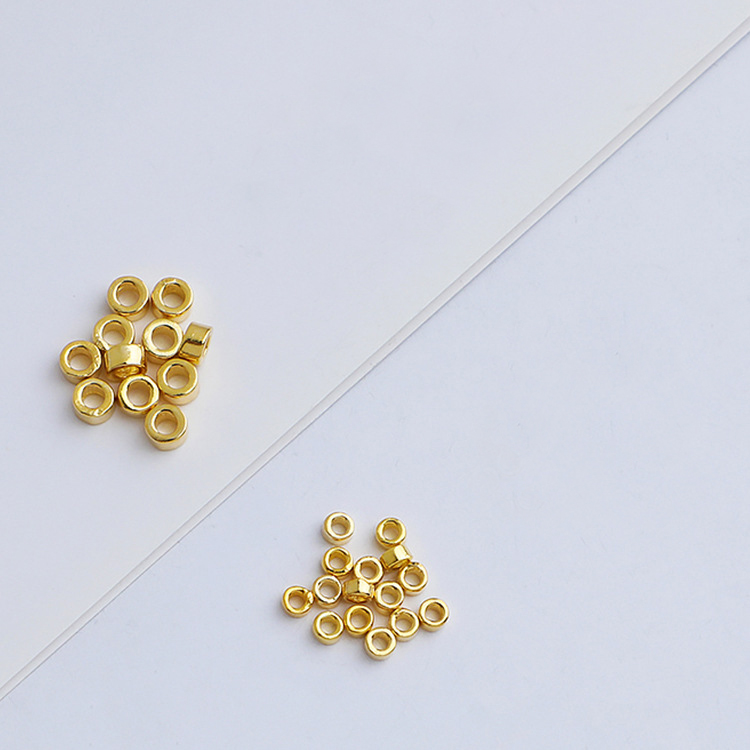 gold color plated 2.5x1.4mm, hole 1.2mm