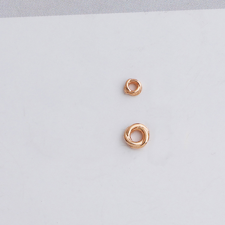 rose gold color plated 3x1.2mm, hole 1.2mm