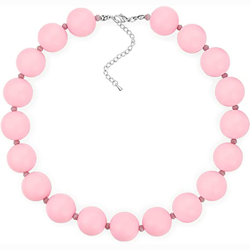 2:Pink necklace 2 45 5cm