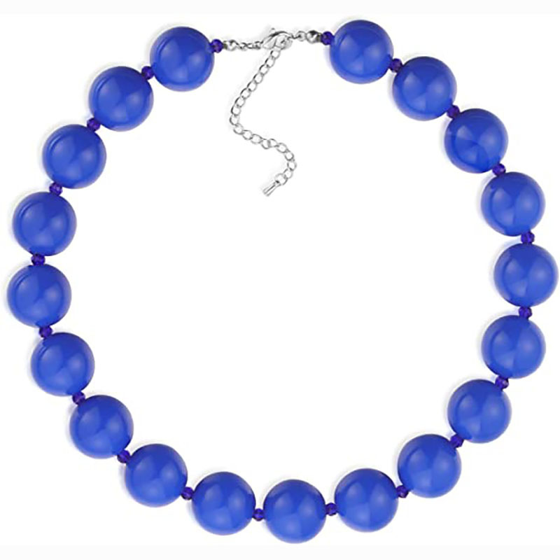 4:Deep blue necklace 45 5cm