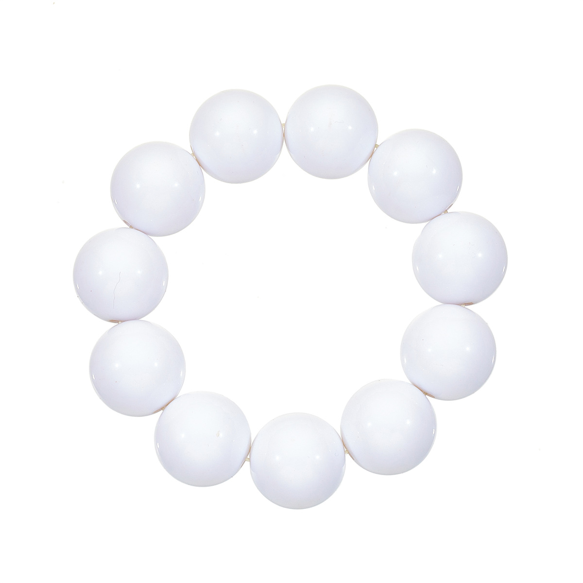 15:white Bracelet 18cm