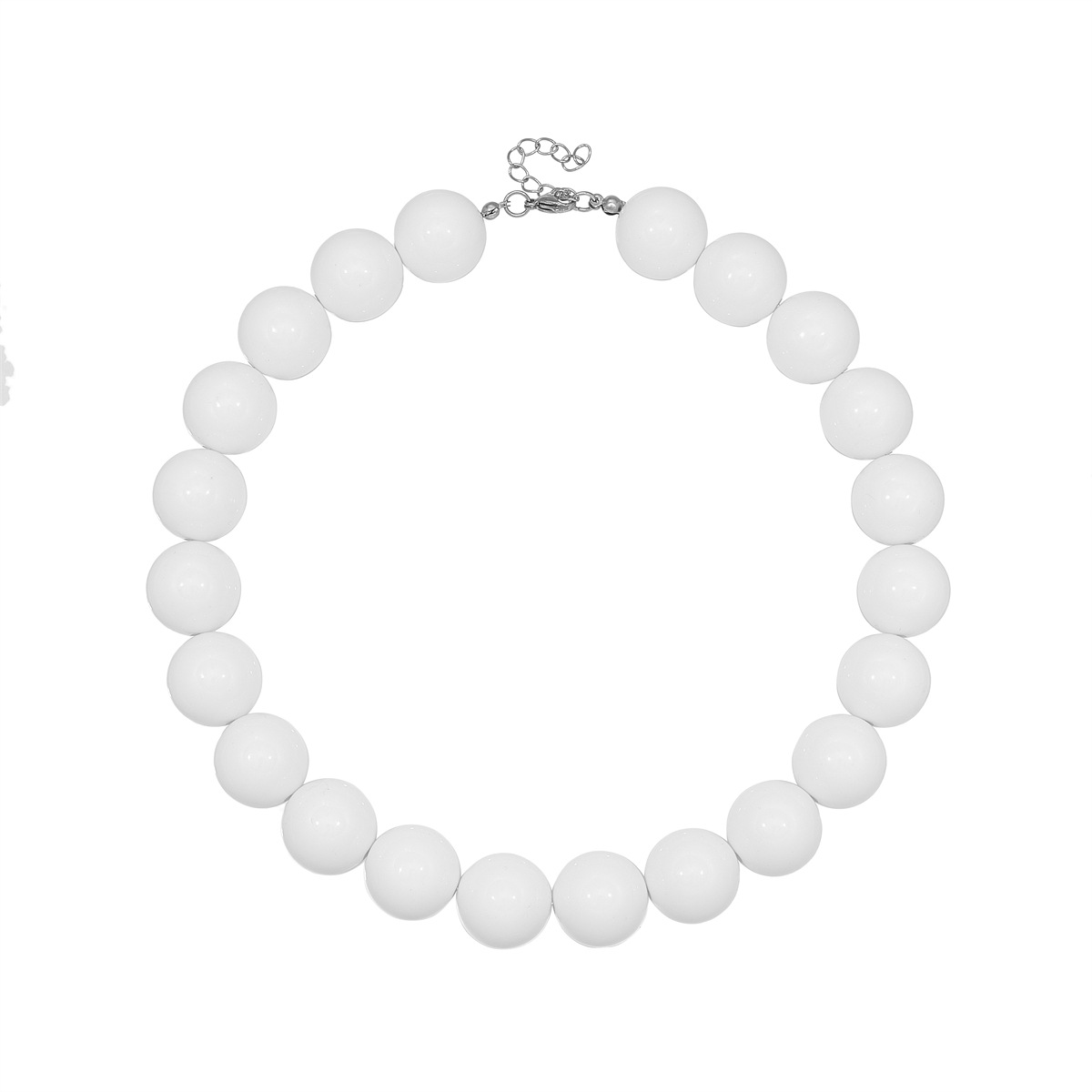 White necklace 45 5cm