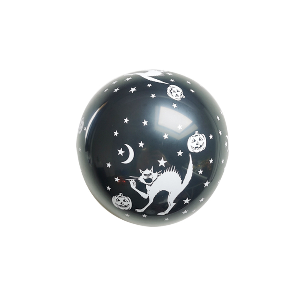 Black Black Cat Print Ball (100pcs)