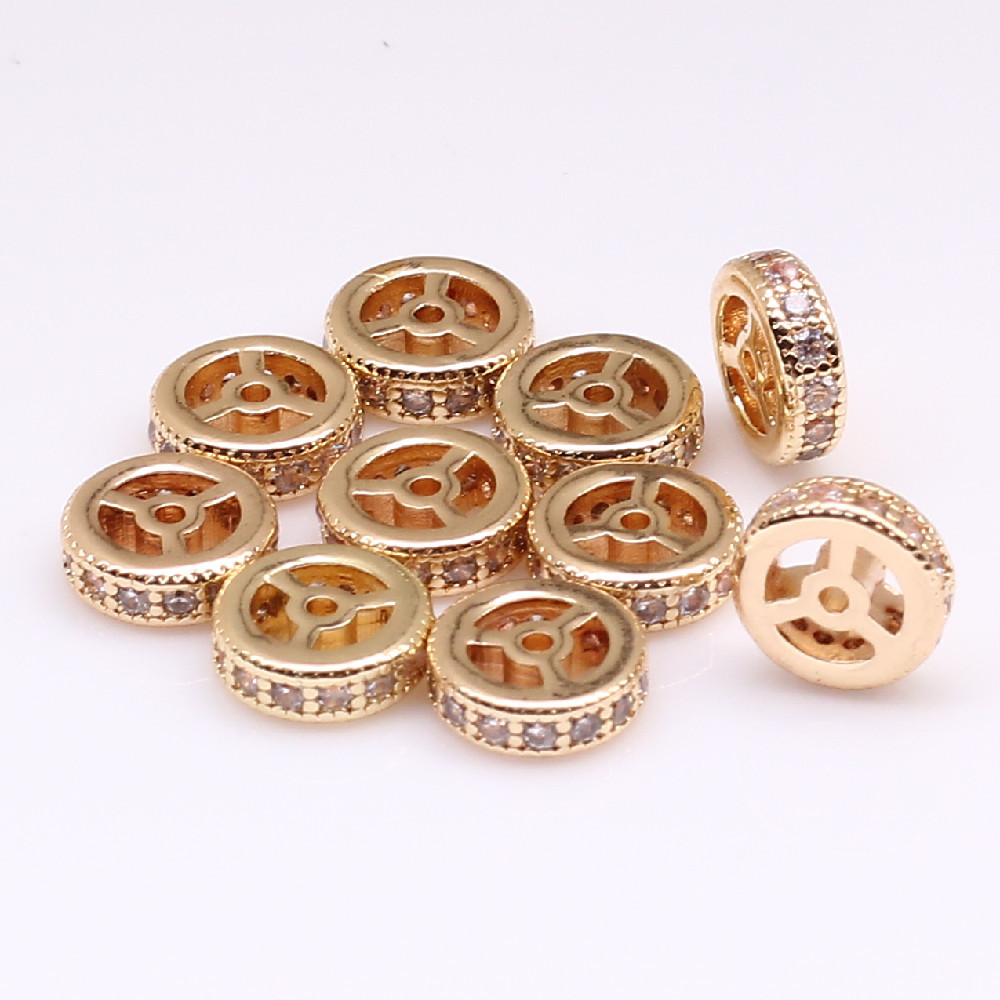 14K gold plated 6mm