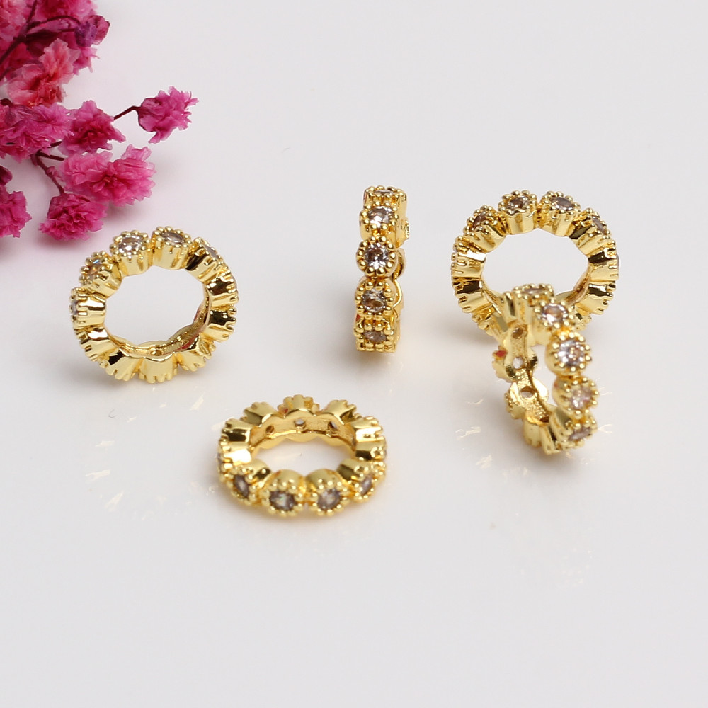 18K gold plated 6mm