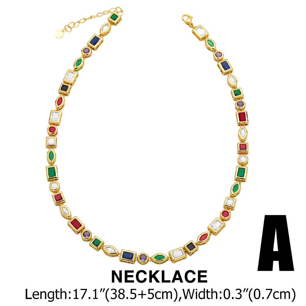 1:necklace multi-colored
