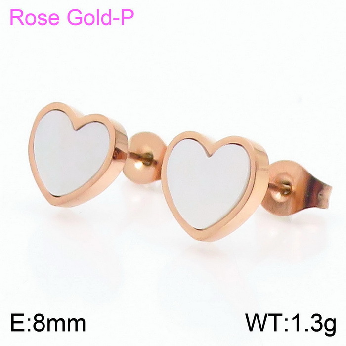 15:Rose gold earrings
