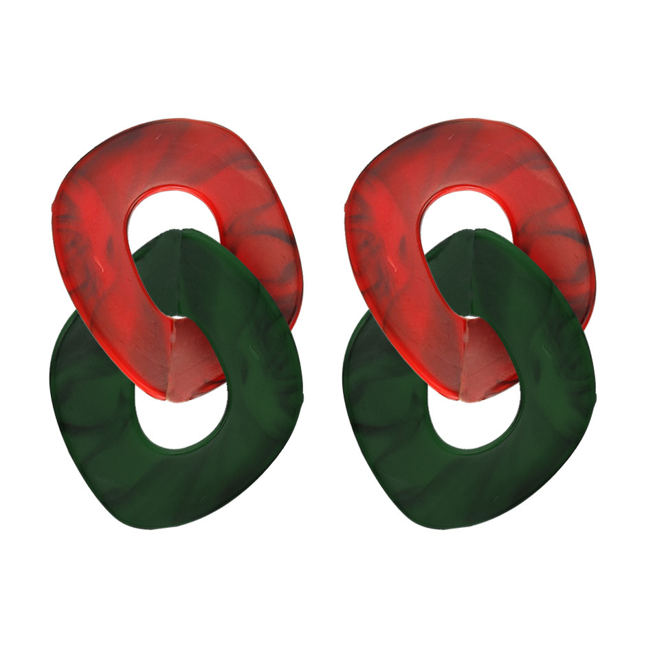 7:Red and dark green