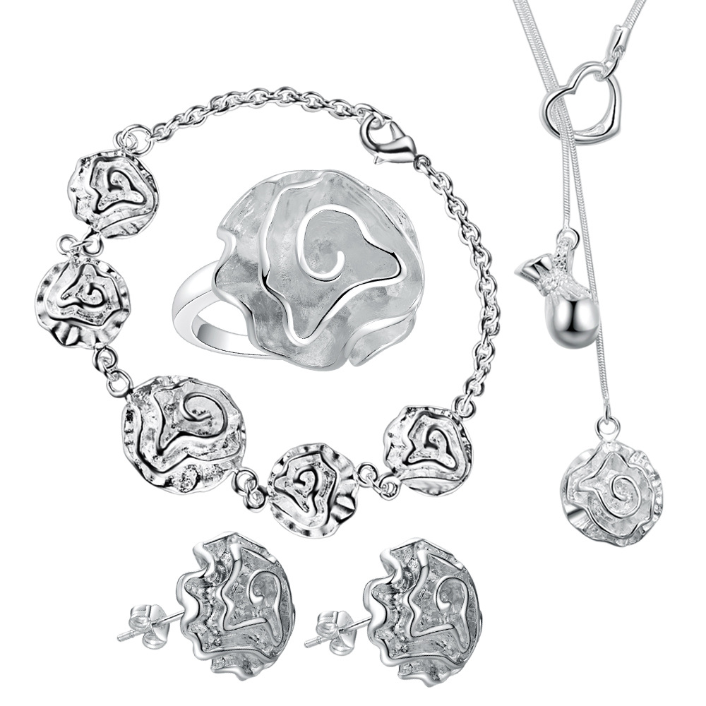 10:Necklace Earrings Bracelet Ring Size 8