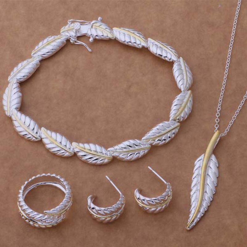 1:Necklace bracelet ring ear studs