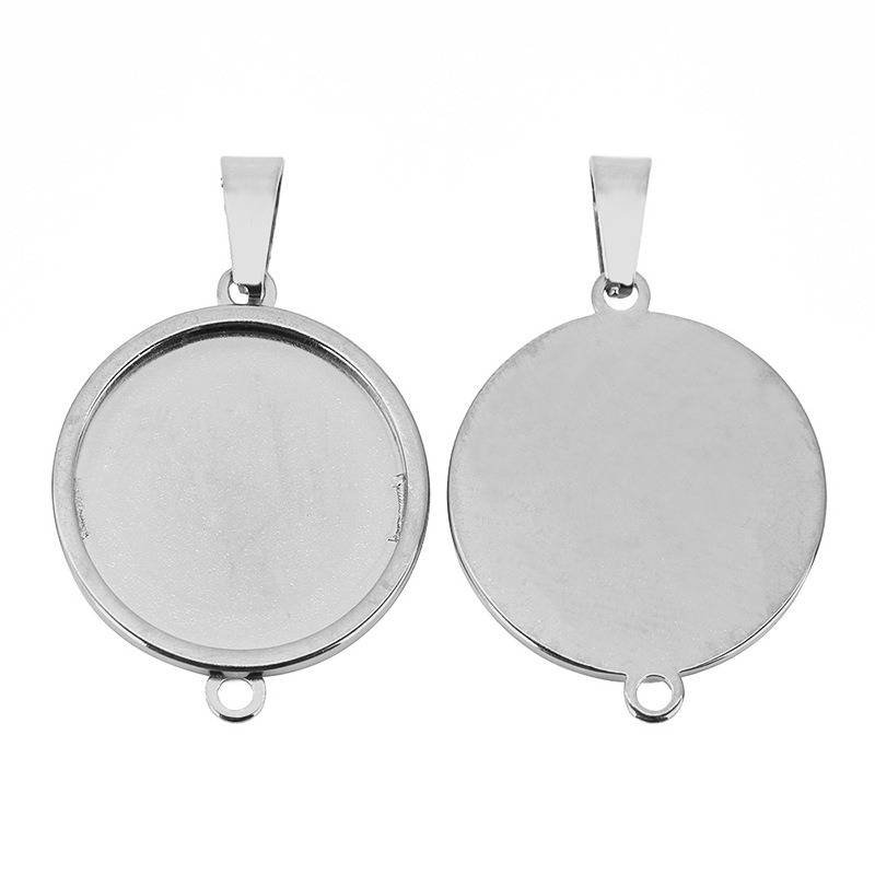 Steel round double hanging-20mm inside
