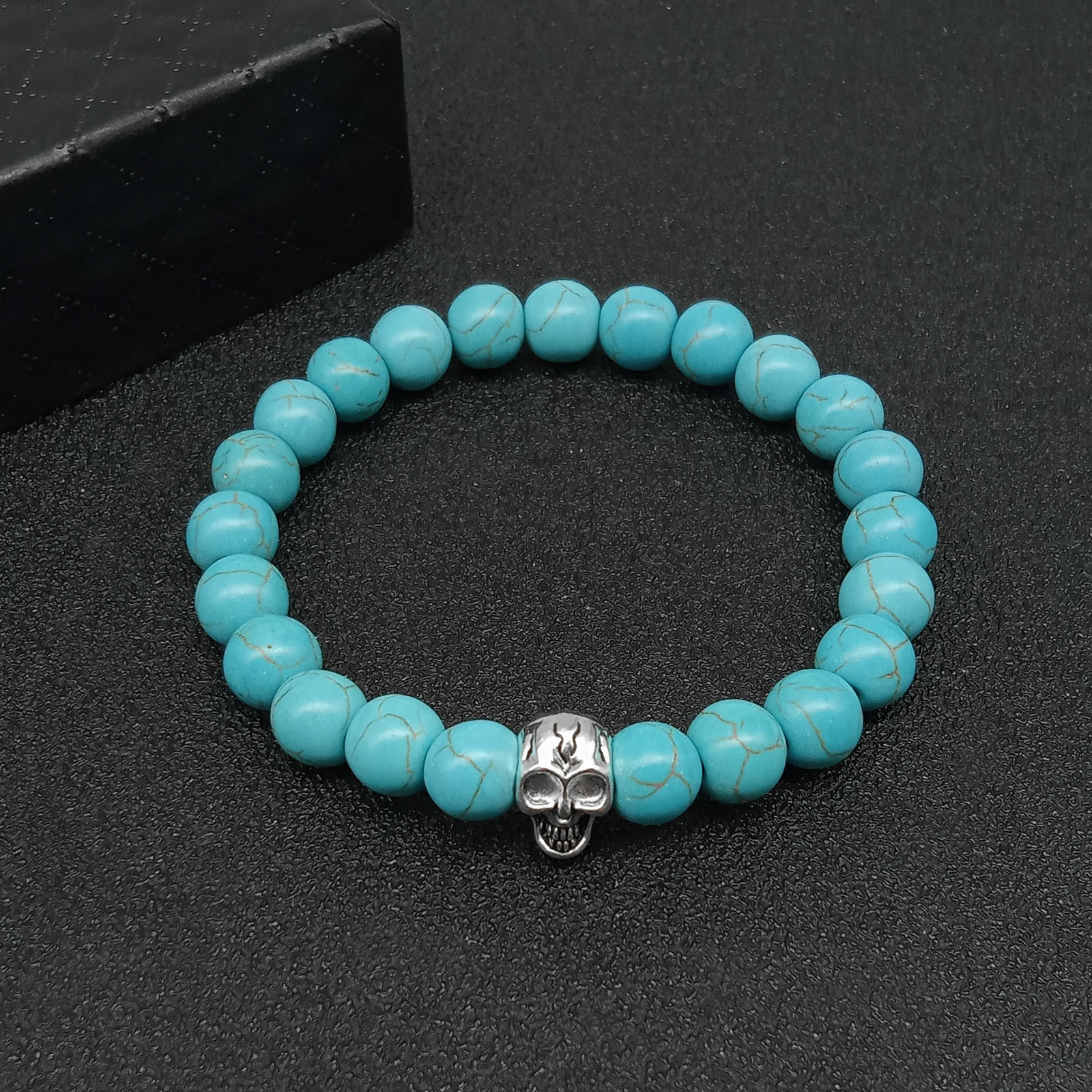 5:Skull - turquoise Bracelet