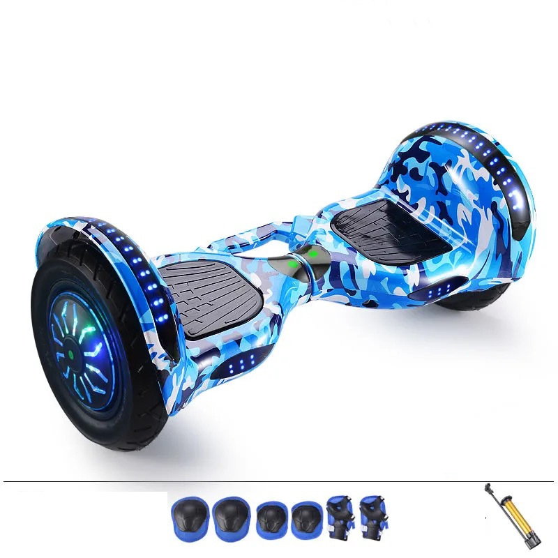 10 inch glow Camouflage Blue