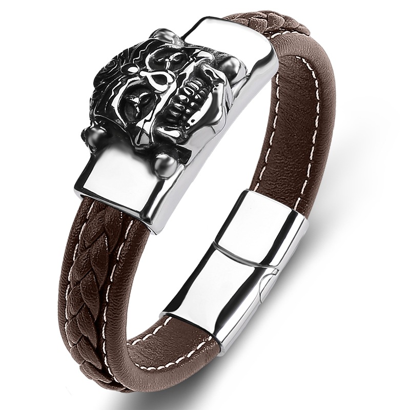 Brown Leather Type A [Steel Color] Inner ring 165m