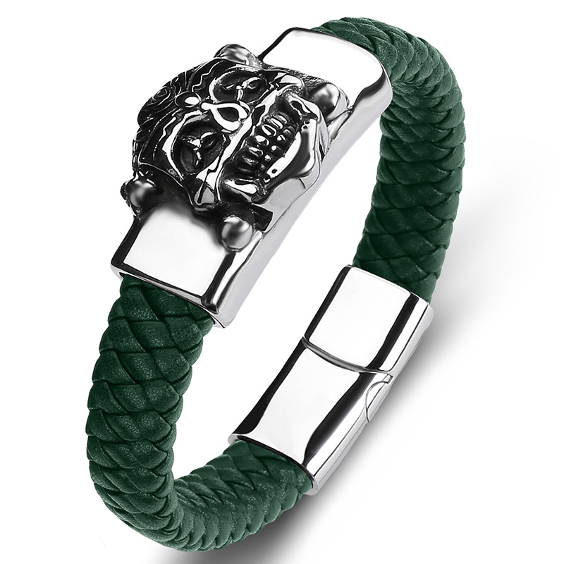 Green Leather Type B [Steel Color] Inner ring 165m