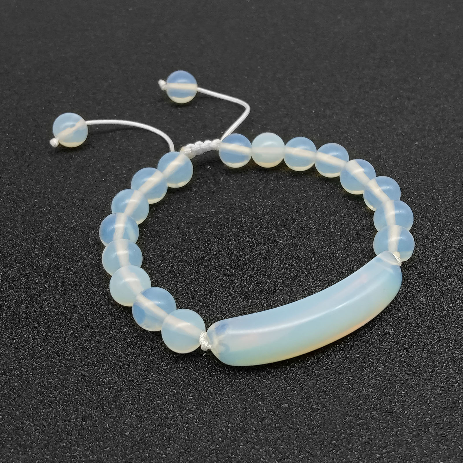 Opal [White Rope] Bracelet