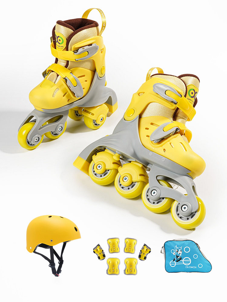 Genki Yellow spin Helmet Protection Pack